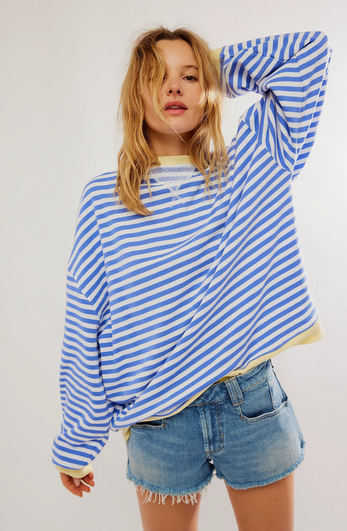 Freya & Mia ™ | Gestreepte Oversized Pullover