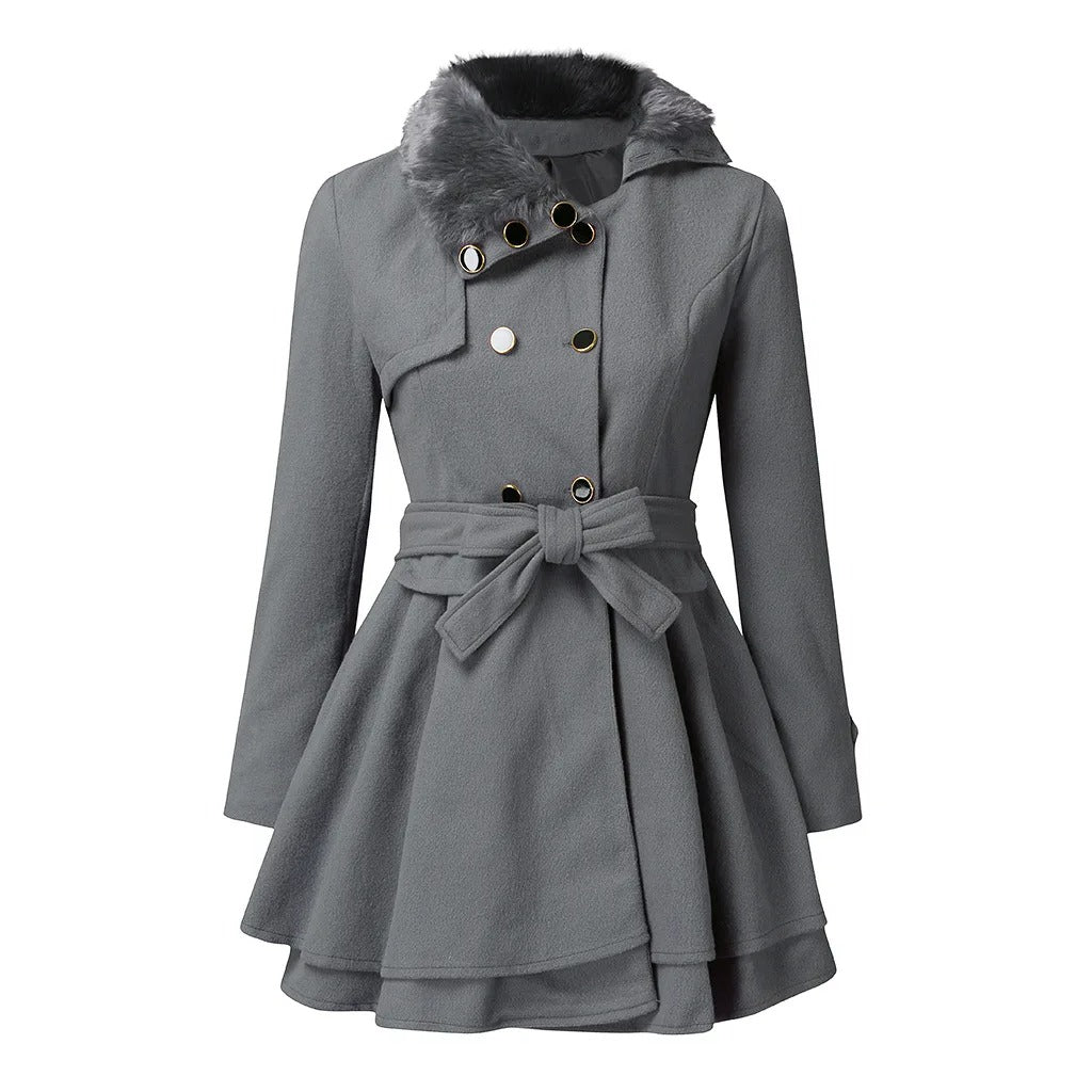 Liv | Sjieke Trenchcoat Met Veganistische Wol