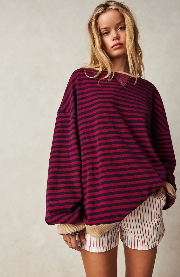 Freya & Mia ™ | Gestreepte Oversized Pullover