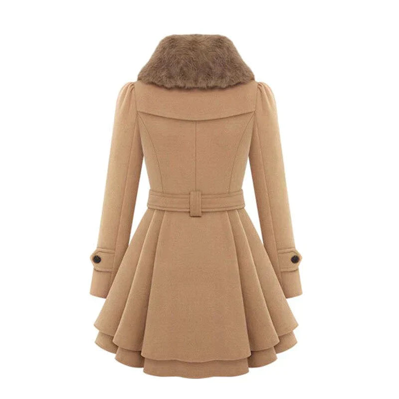 Liv | Sjieke Trenchcoat Met Veganistische Wol